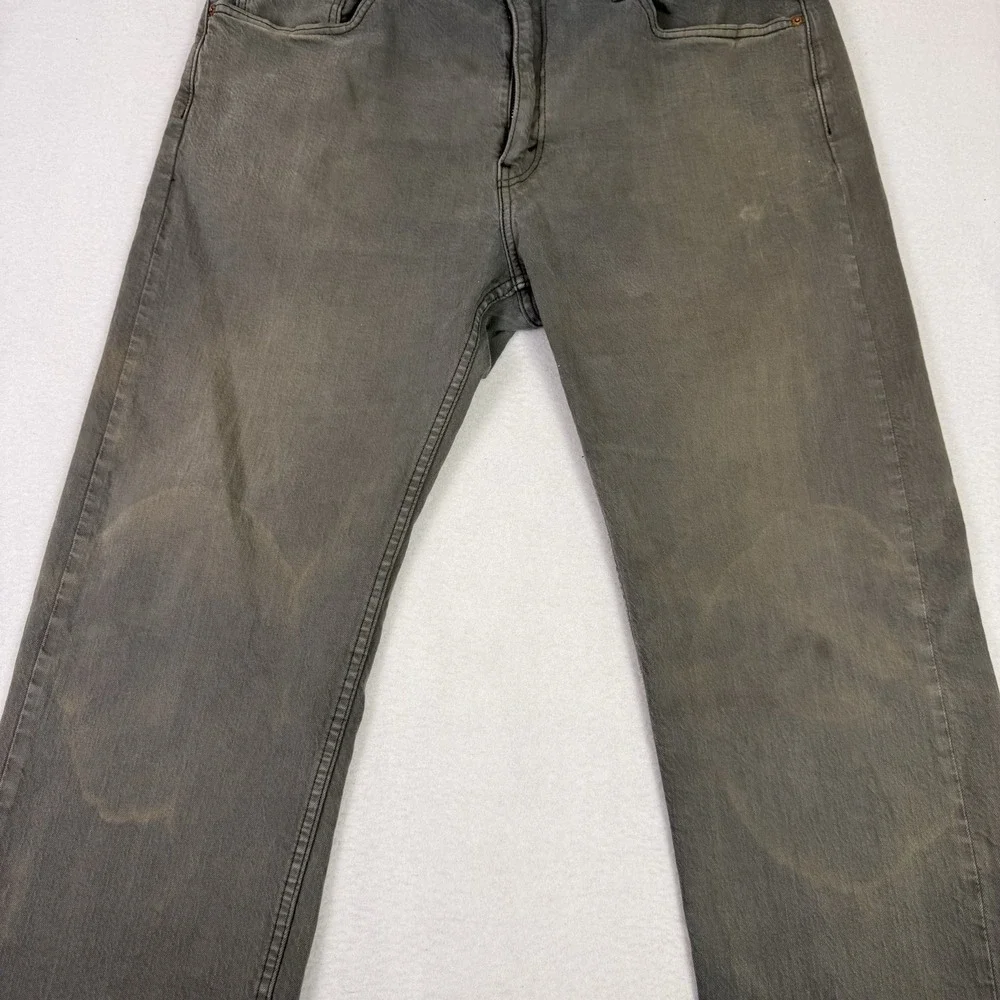 Levi's‎ Mens 505 Regular Fit Grey Denim Jeans 38x34 2290 Straight Leg Workwear